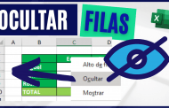 Cómo OCULTAR FILAS en Excel Cómo OCULTAR FILAS en Excel