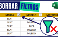 Cómo borrar y ELIMINAR FILTROS en Excel Cómo borrar y ELIMINAR FILTROS en Excel