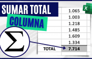 Cómo SUMAR valores de una COLUMNA en Excel Cómo SUMAR valores de una COLUMNA en Excel