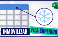 Cómo INMOVILIZAR la fila superior en Excel Cómo INMOVILIZAR la fila superior en Excel