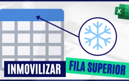 Cómo INMOVILIZAR la fila superior en Excel Cómo INMOVILIZAR la fila superior en Excel