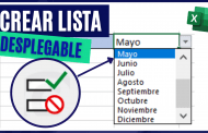 Cómo crear una LISTA DESPLEGABLE en Excel